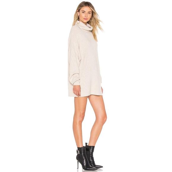 FREE PEOPLE Women's Softly Structured Tunic Size XS In Heather Oatmeal - Picture 2 of 11